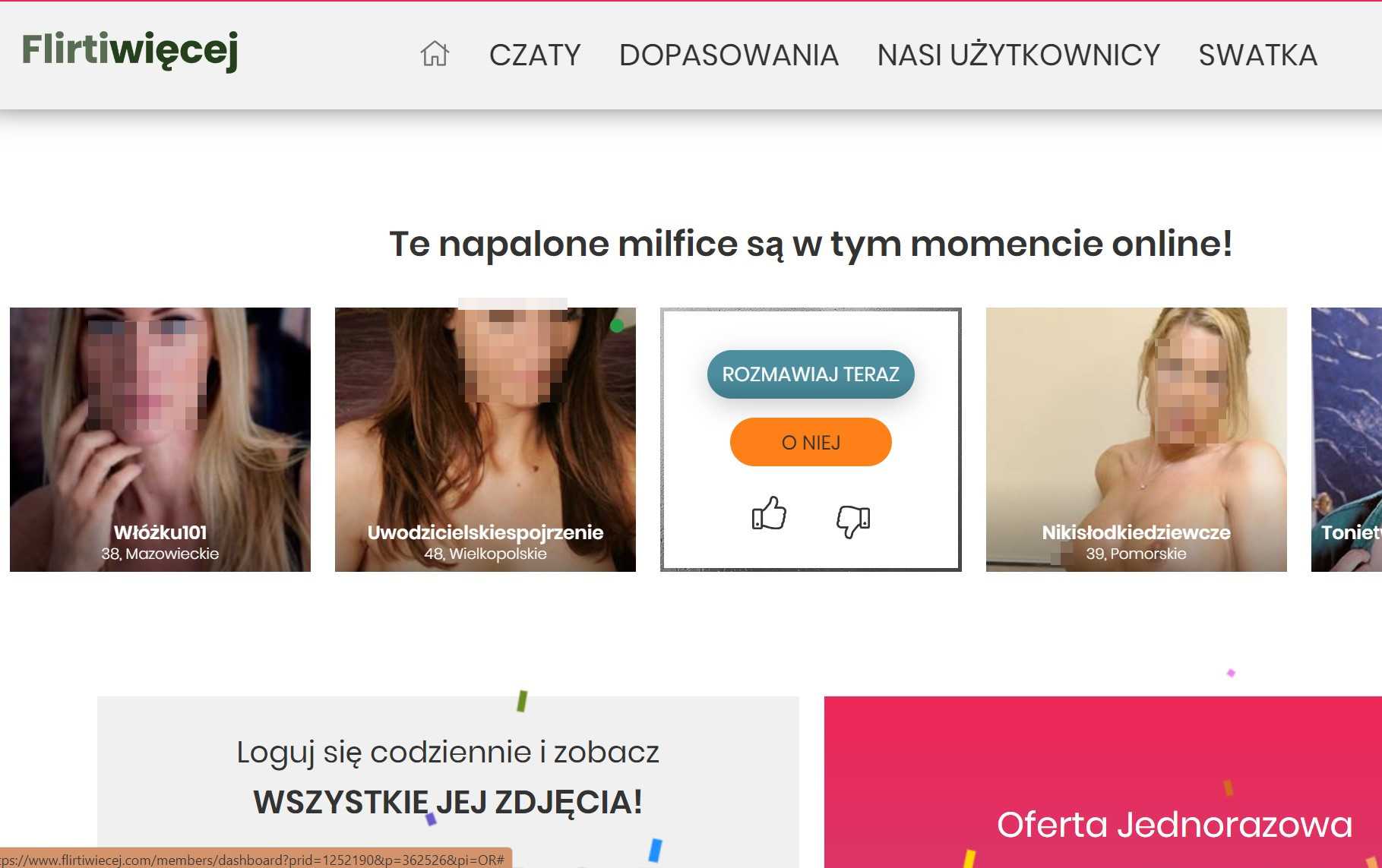 Czatowanie platformy Flirtiwiecej.com